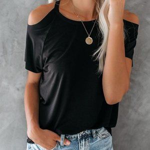 NEW In The Stretch Cut-Out Tee